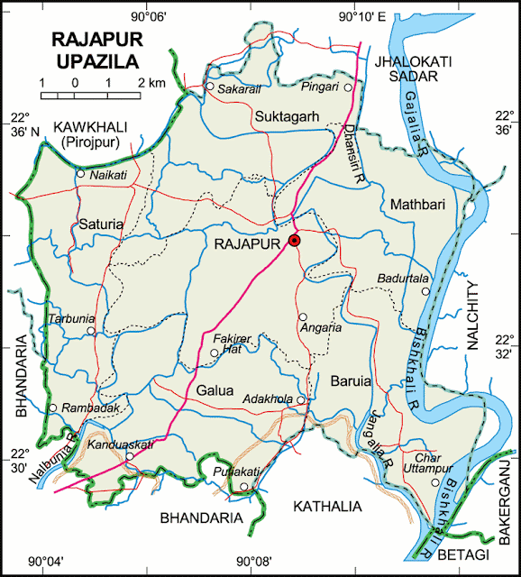 রাজাপুর উপজেলার ইউনিয়ন সমূহ