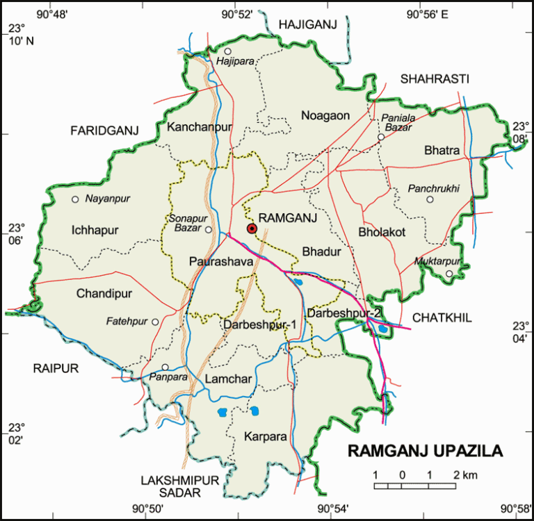 রামগঞ্জ উপজেলার ইউনিয়ন সমূহ