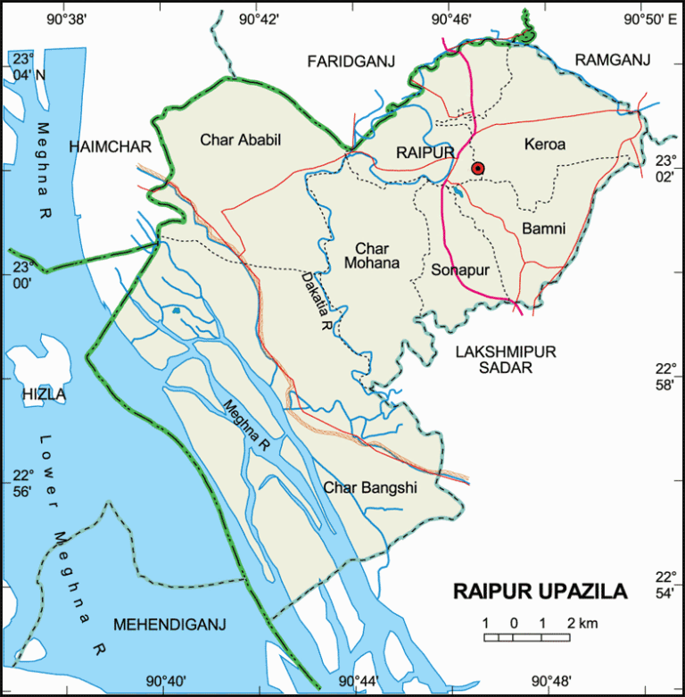 রায়পুর উপজেলার ইউনিয়ন সমূহ