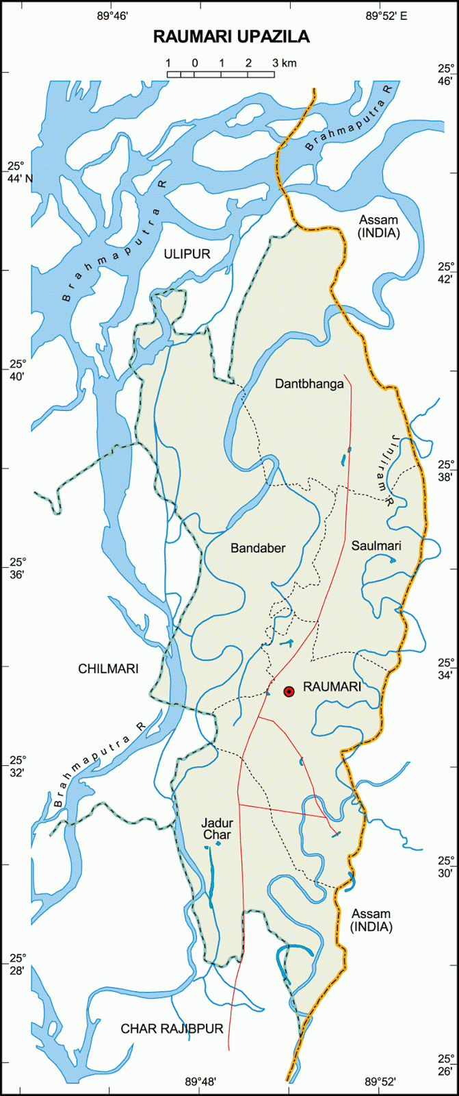 রৌমারী উপজেলার ইউনিয়ন সমূহ