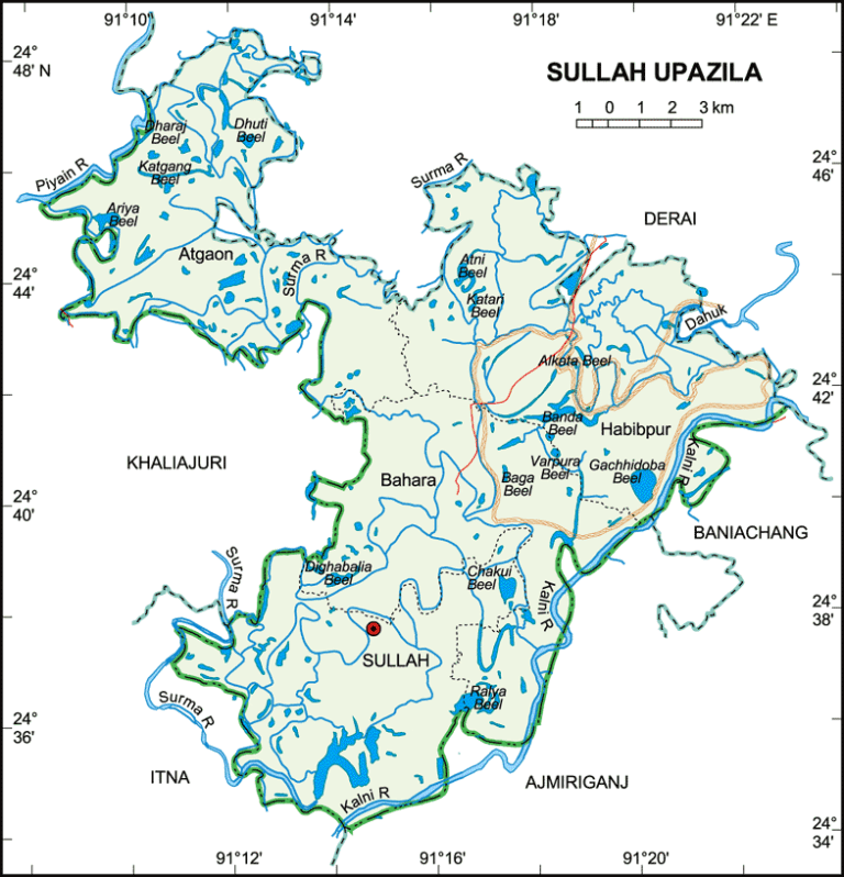 শাল্লা উপজেলার ইউনিয়ন সমূহ