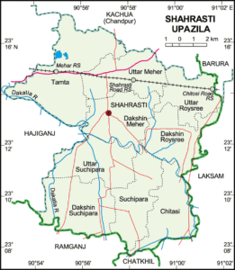শাহরাস্তি উপজেলার ইউনিয়ন সমূহ