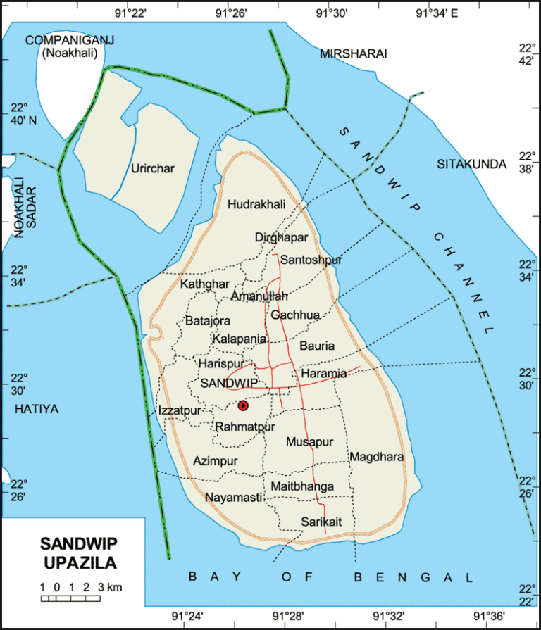 সন্দ্বীপ উপজেলার ইউনিয়ন সমূহ