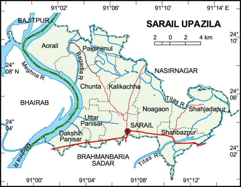 সরাইল উপজেলার ইউনিয়ন সমূহ