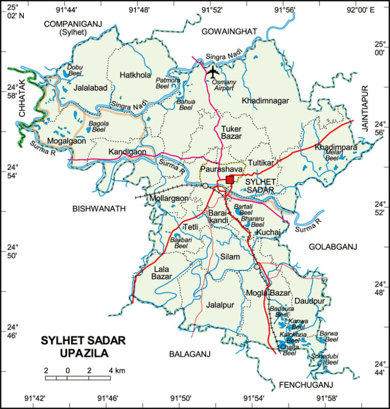 সিলেট সদর উপজেলার ইউনিয়ন সমূহ