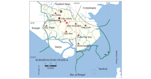 সুবর্ণচর উপজেলার ইউনিয়ন সমূহ