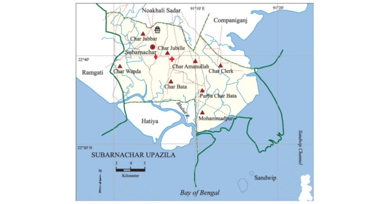 সুবর্ণচর উপজেলার ইউনিয়ন সমূহ