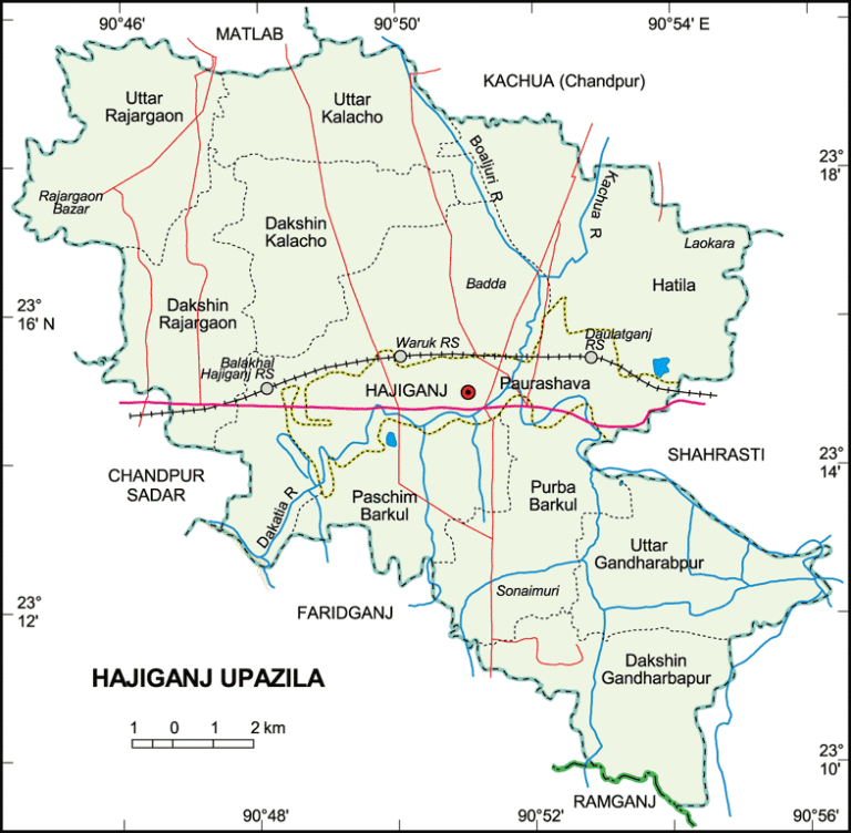 হাজীগঞ্জ উপজেলার ইউনিয়ন সমূহ