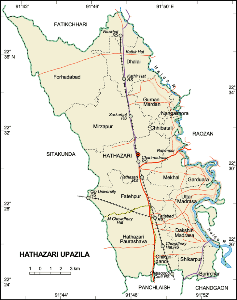 হাটহাজারী উপজেলার ইউনিয়ন সমূহ