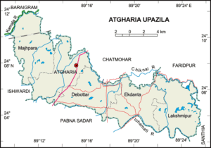 আটঘরিয়া উপজেলার ইউনিয়ন সমূহ