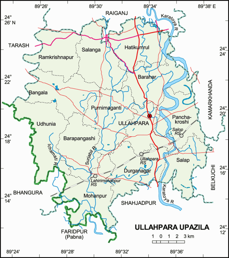উল্লাপাড়া উপজেলার ইউনিয়ন সমূহ