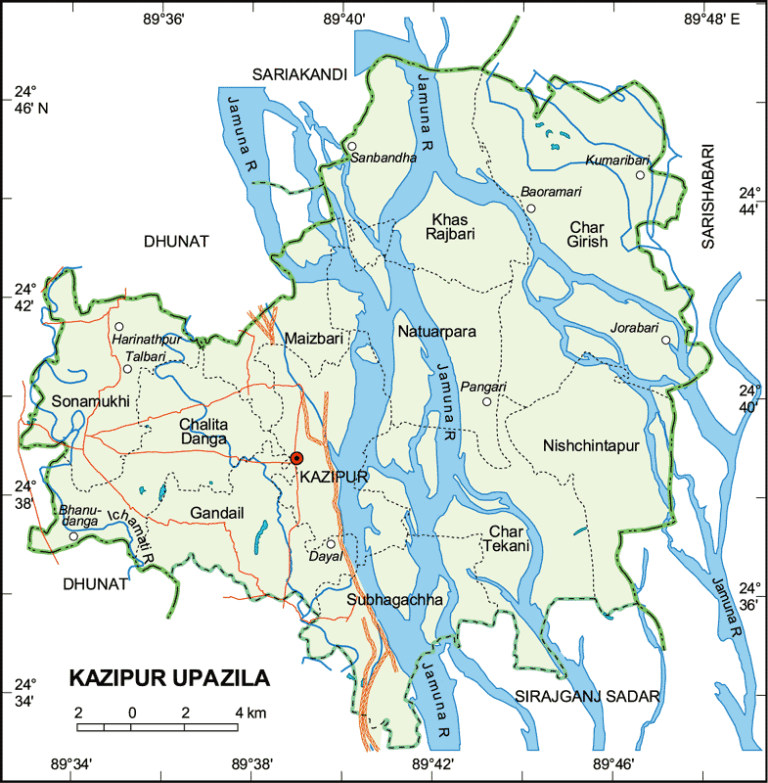 কাজীপুর উপজেলার ইউনিয়ন সমূহ