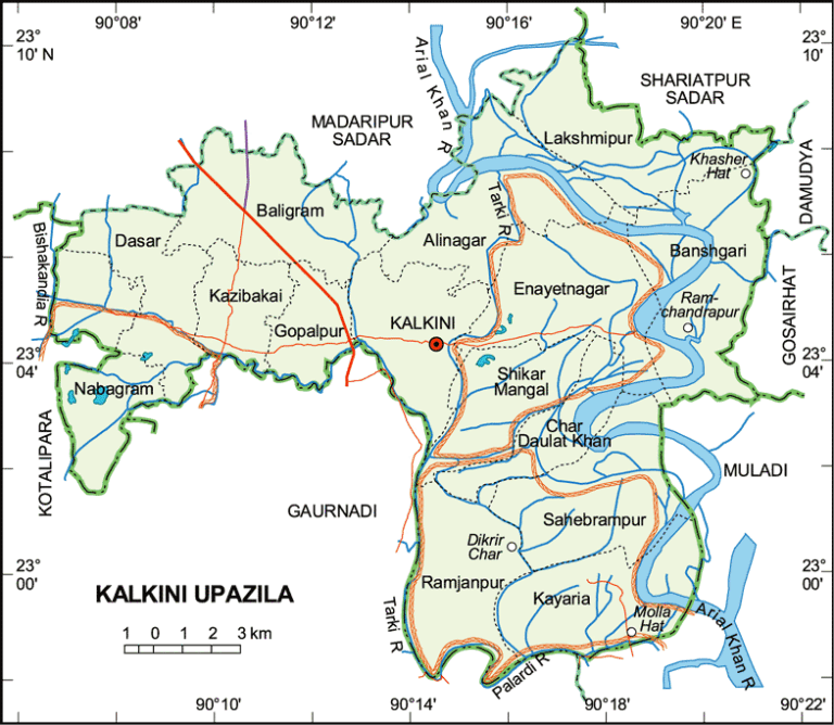 কালকিনি উপজেলার ইউনিয়ন সমূহ