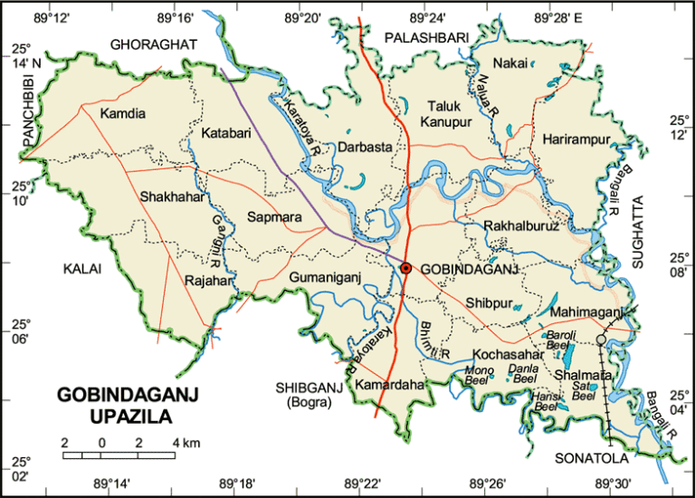 গোবিন্দগঞ্জ উপজেলার ইউনিয়ন সমূহ