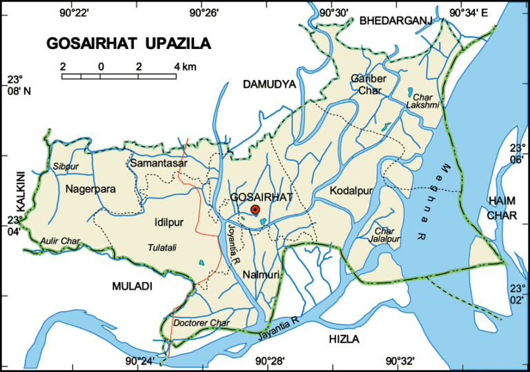 গোসাইরহাট উপজেলার ইউনিয়ন সমূহ