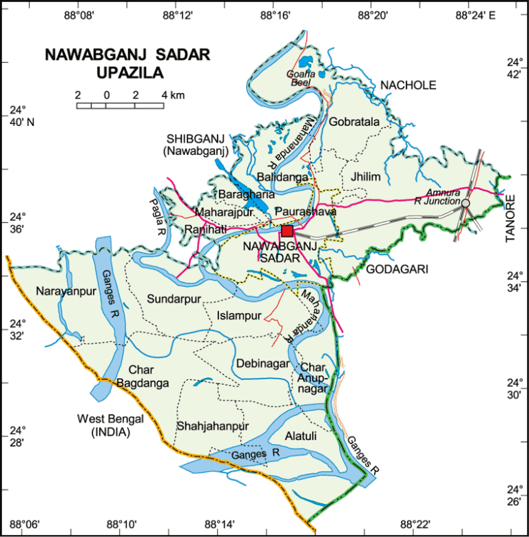 চাঁপাইনবাবগঞ্জ সদর উপজেলার ইউনিয়ন সমূহ