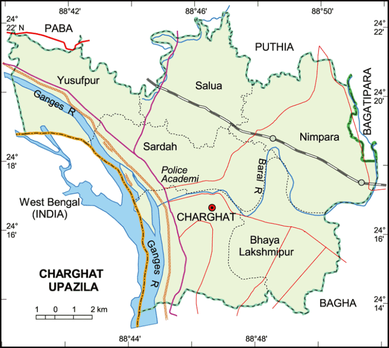 চারঘাট উপজেলার ইউনিয়ন সমূহ