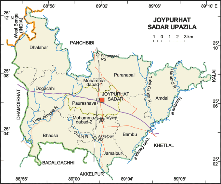 জয়পুরহাট সদর উপজেলার ইউনিয়ন সমূহ