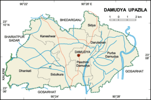 ডামুড্যা উপজেলার ইউনিয়ন সমূহ