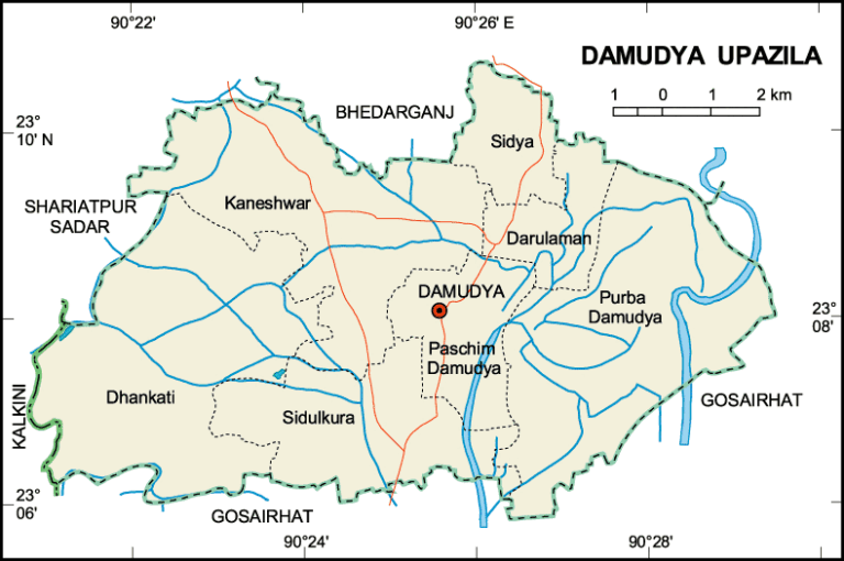 ডামুড্যা উপজেলার ইউনিয়ন সমূহ