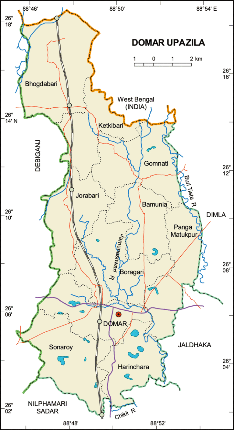 ডোমার উপজেলার ইউনিয়ন সমূহ