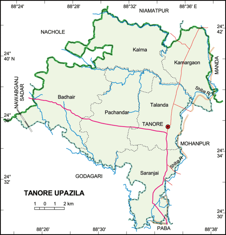 তানোর উপজেলার ইউনিয়ন সমূহ