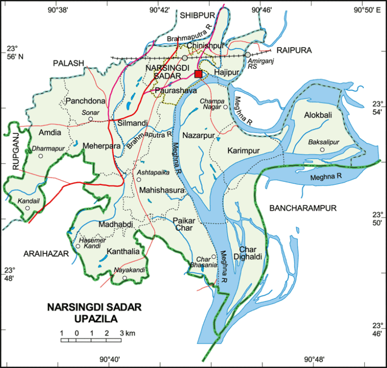নরসিংদী সদর উপজেলার ইউনিয়ন সমূহ