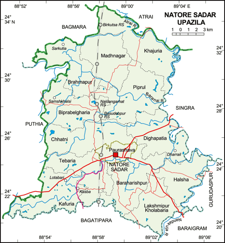 নাটোর সদর উপজেলার ইউনিয়ন সমূহ