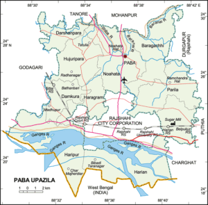 পবা উপজেলার ইউনিয়ন সমূহ
