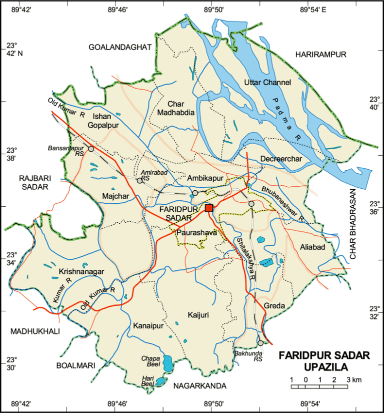 ফরিদপুর সদর উপজেলার ইউনিয়ন সমূহ
