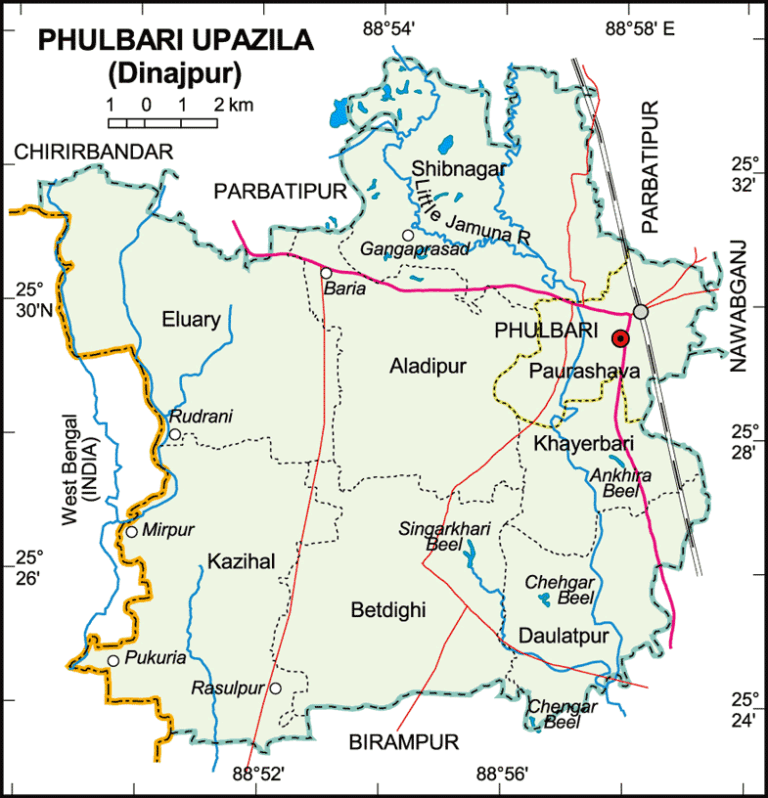 ফুলবাড়ী উপজেলার ইউনিয়ন সমূহ
