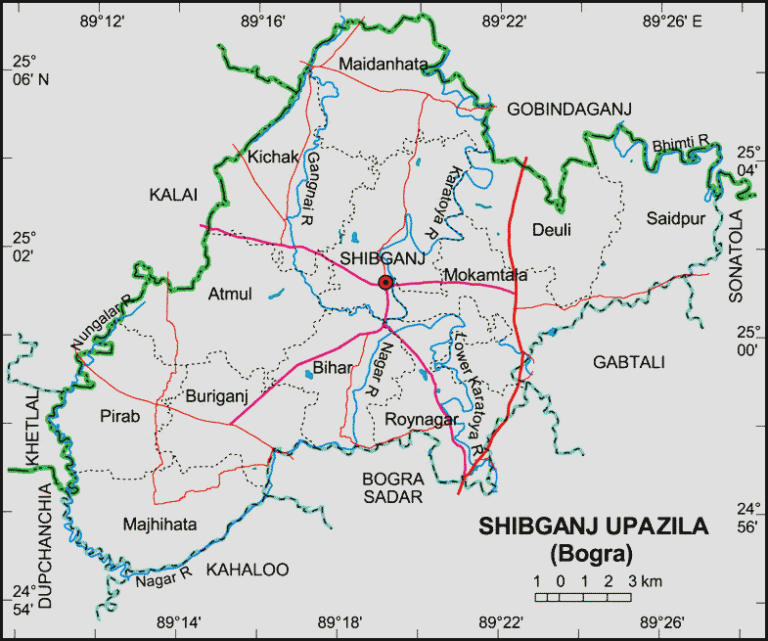 বগুড়া শিবগঞ্জ উপজেলার ইউনিয়ন সমূহ