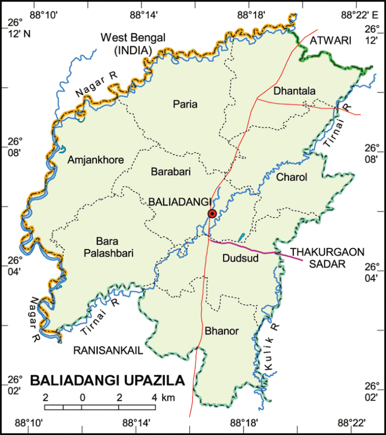 বালিয়াডাঙ্গী উপজেলার ইউনিয়ন সমূহ