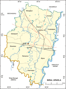 বিরল উপজেলার ইউনিয়ন সমূহ