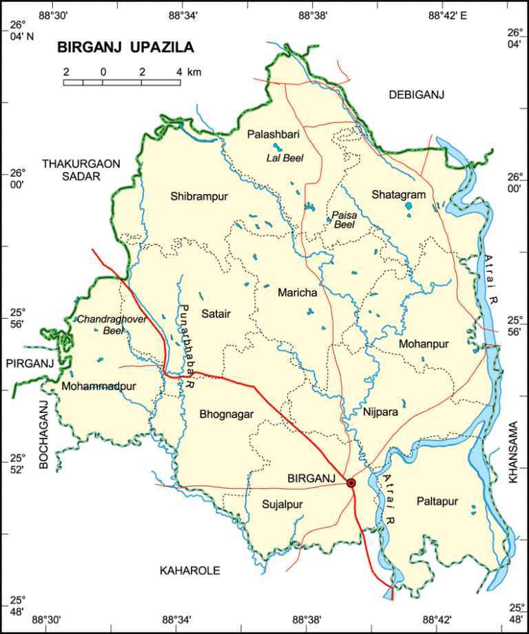 বীরগঞ্জ উপজেলার ইউনিয়ন সমূহ