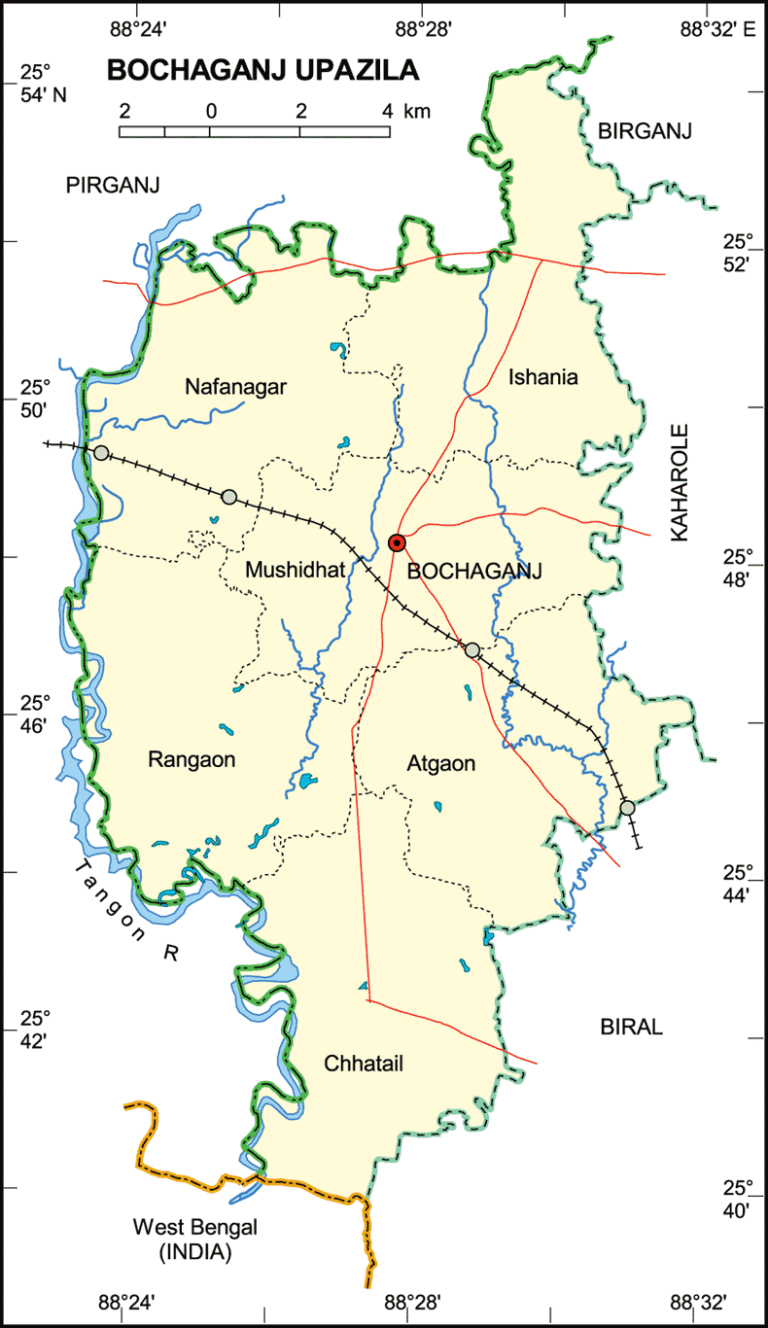 বোচাগঞ্জ উপজেলার ইউনিয়ন সমূহ