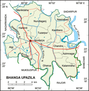 ভাঙ্গা উপজেলার ইউনিয়ন সমূহ