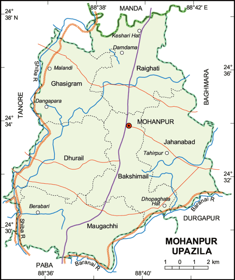 মোহনপুর উপজেলার ইউনিয়ন সমূহ