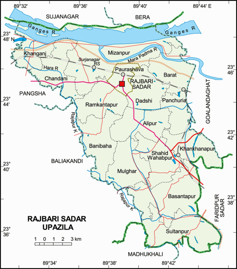 রাজবাড়ী সদর উপজেলার ইউনিয়ন সমূহ