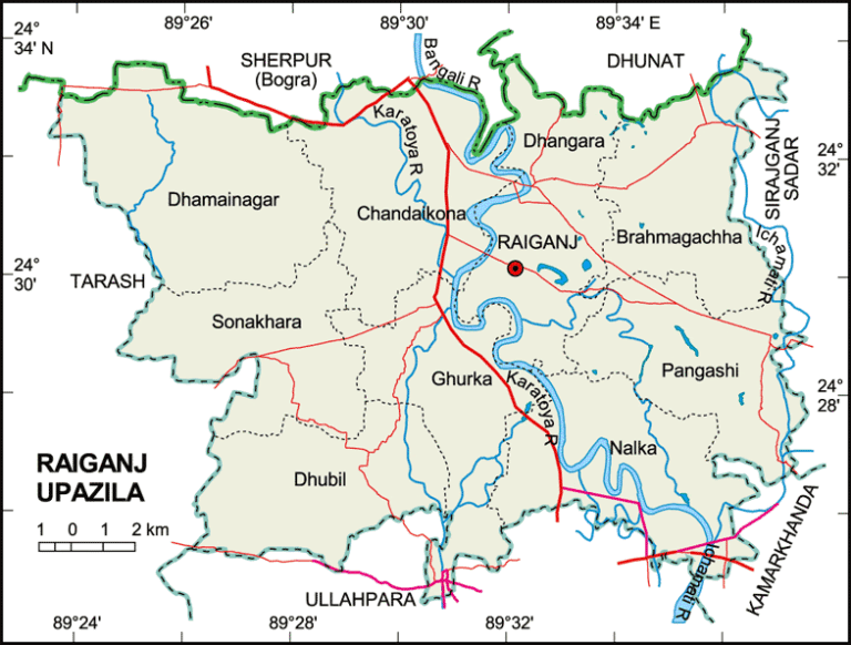 রায়গঞ্জ উপজেলার ইউনিয়ন সমূহ