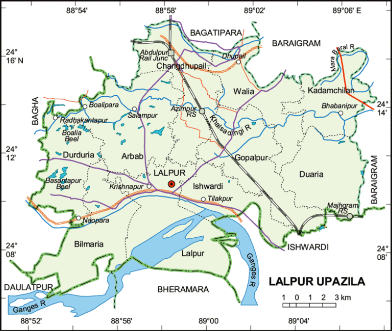 লালপুর উপজেলার ইউনিয়ন সমূহ
