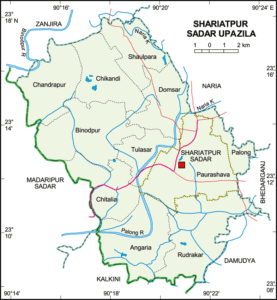 শরীয়তপুর সদর উপজেলার ইউনিয়ন সমূহ