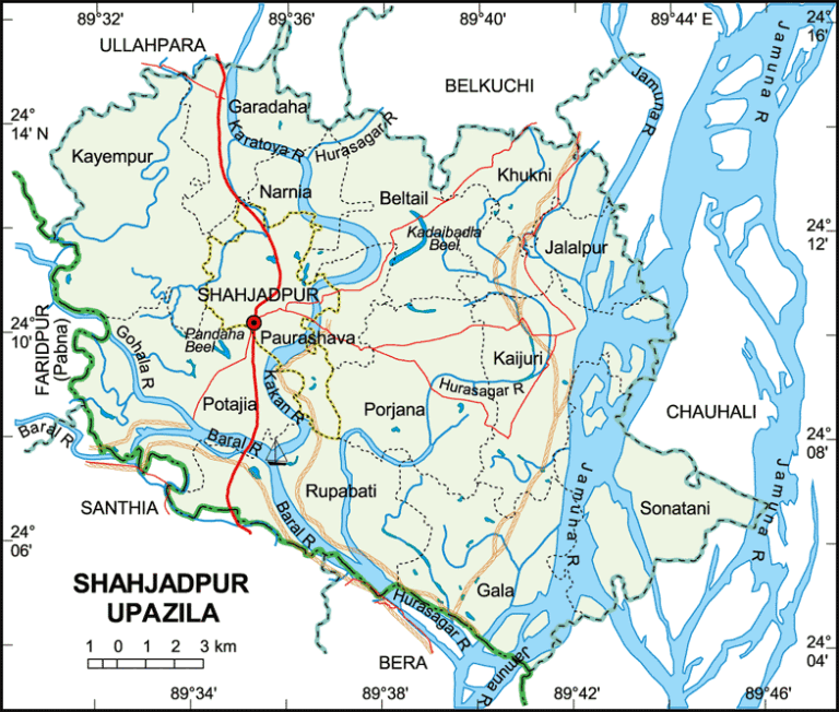 শাহজাদপুর উপজেলার ইউনিয়ন সমূহ