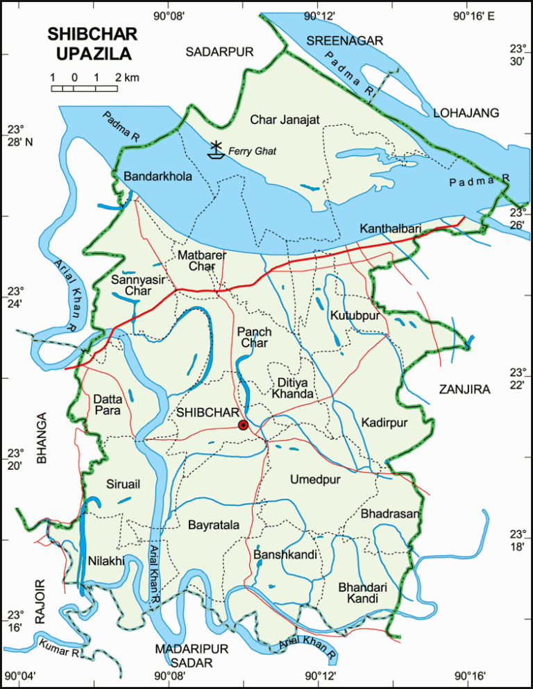 শিবচর উপজেলার ইউনিয়ন সমূহ