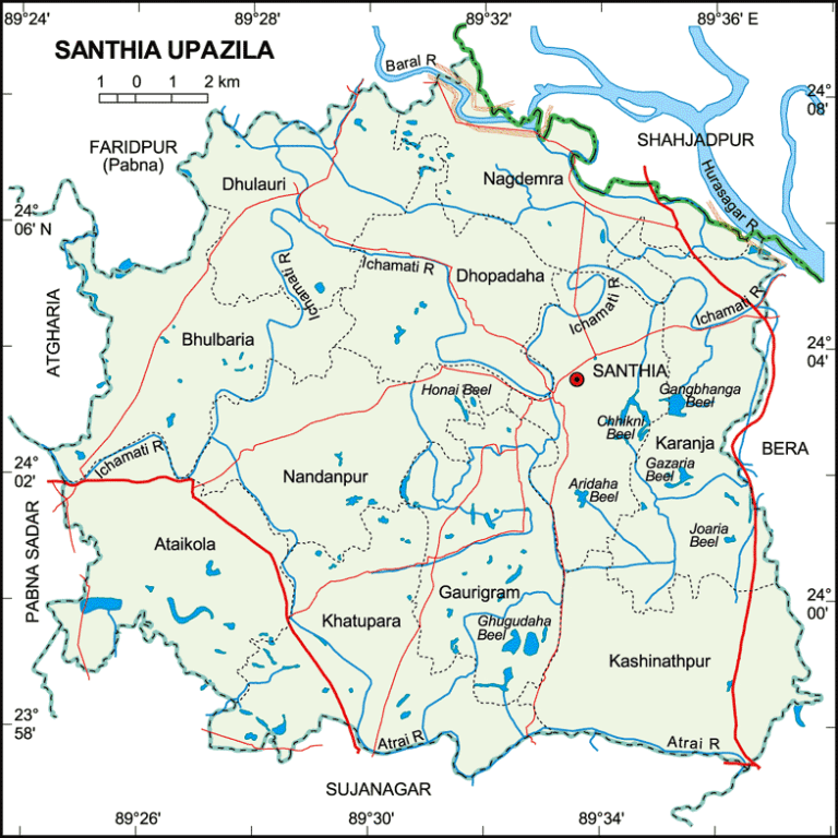 সাঁথিয়া উপজেলার ইউনিয়ন সমূহ