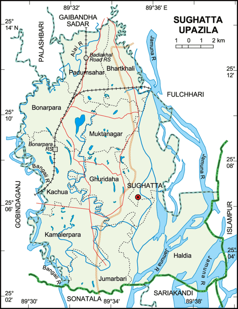 সাঘাটা উপজেলার ইউনিয়ন সমূহ