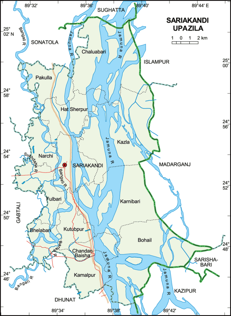 সারিয়াকান্দি উপজেলার ইউনিয়ন সমূহ