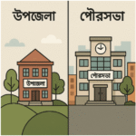 উপজেলা ও পৌরসভার মধ্যে পার্থক্য