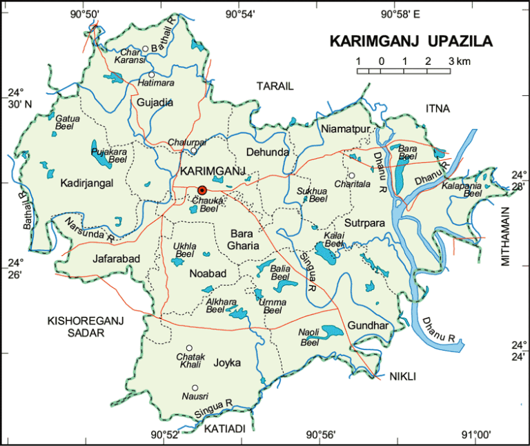 করিমগঞ্জ উপজেলার ইউনিয়ন সমূহ