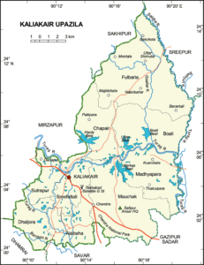 কালিয়াকৈর উপজেলার ইউনিয়ন সমূহ